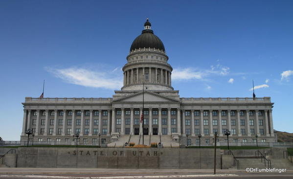 Exterior view of Salt Lake City State Capitol
