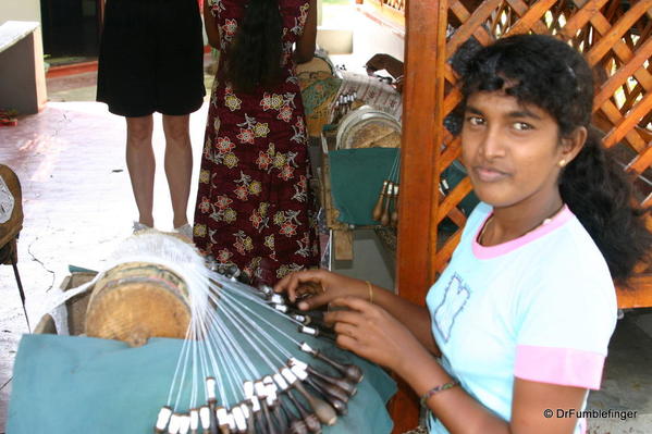 Berralu Lace making, Weligama, Sri Lanka