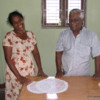 Managers of the lace making center in Weligama, Sri Lanka