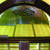 Sun Studio gift shop Wurlitzer jukebox: Contains an original Elvis Sun label 45 ("Mystery Train") in its stack