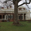 Side yard view of Monticello