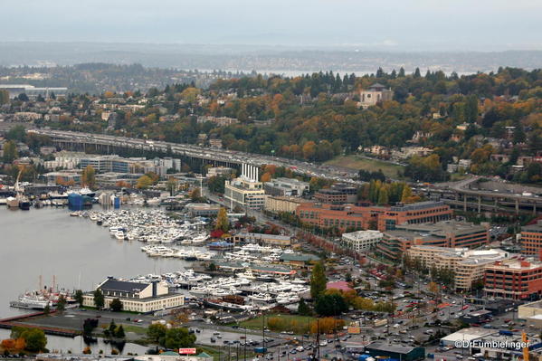 WITW 005 View from the Space Needle northeast, Lake Union