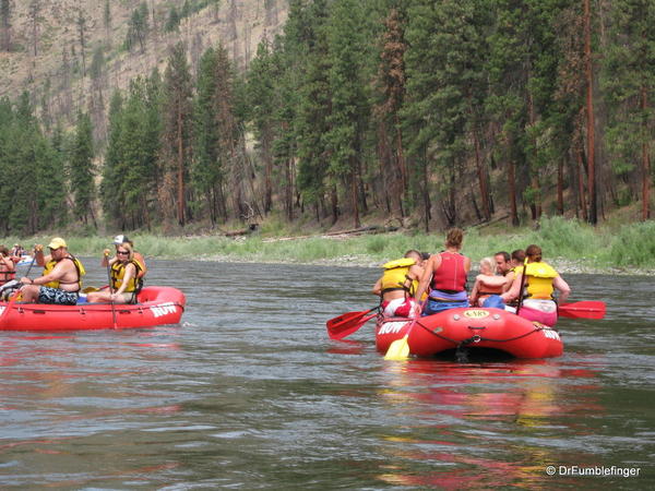Rafting the Clark Fork River, Montana