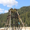 Wallace, Idaho -- Mining display at Visitor Center