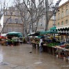 Rainy day market, Aix-en-Provence