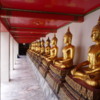 Buddha statues, Wat Pho, Thailand