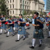 Winnipeg parade.  Always lead by bagpipers