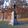 Dusk at Gettysburg, Pennsylvania.