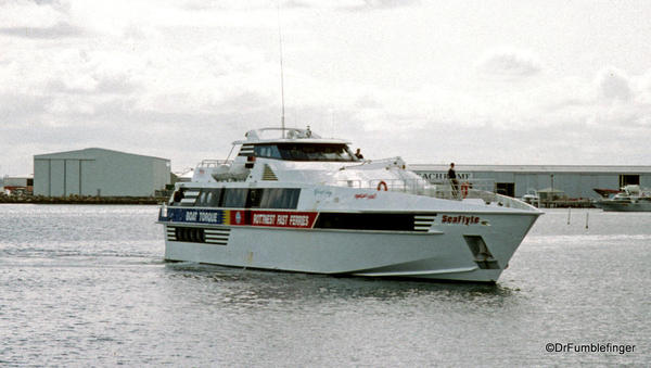 Ferry to Rottnest Island, in Freemantle Harbor