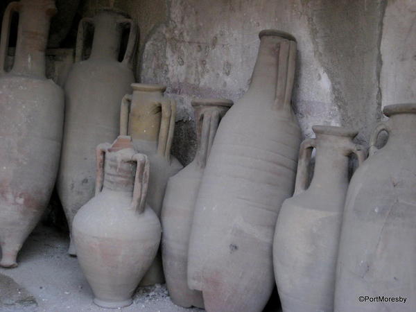Roman pottery.