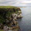 Antrim Coast.  View west from Dunluce Castle