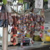 Meat display, San Telmo Market: Sausages; cheese