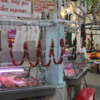 San Telmo Market: meat and produce vendors
