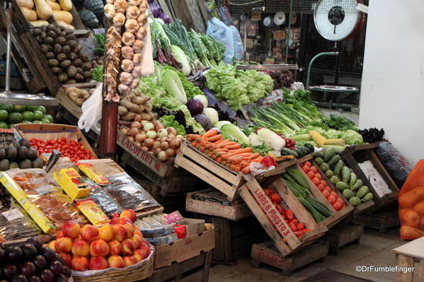 Produce vendor, San Telmo Market