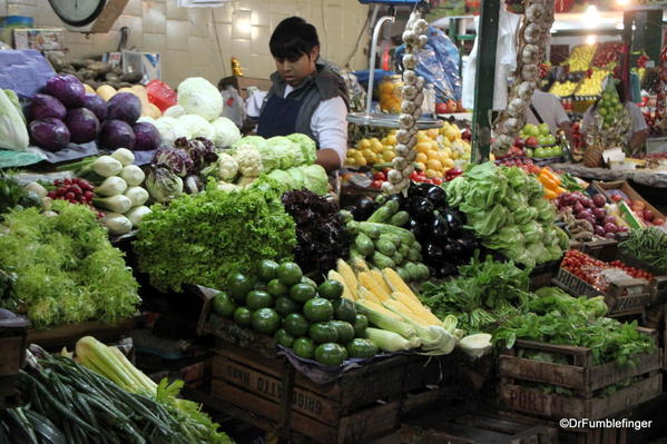 Produce vendor, San Telmo Market