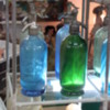 Antique vendor, San Telmo Market: Soda bottles.  Pressurized with CO2 to produce soda water.  Used in the old days to mix with cheap wine.  Bottles are now very collectible