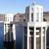 Water intake (penstock) towers, Lake Mead, Hoover Dam