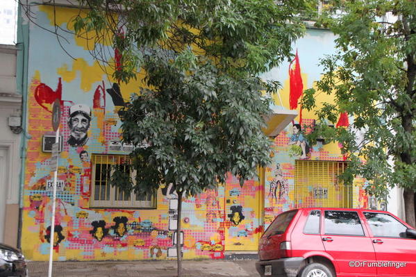 Stencil art in the Palermo Soho district.