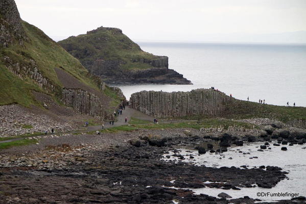 Views of the Giant's Causeway from the hilltop
