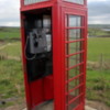 Classic old phone booth, Giant's Causeway
