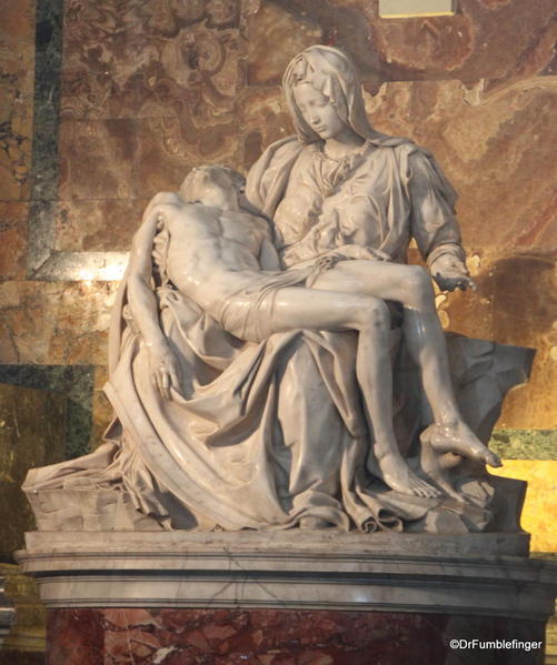 St. Peter's Basilica, Vatican City. Michelangelo's Pieta