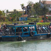 Hoi An-5: Ferry to the ajoining island loaded with motorcycles