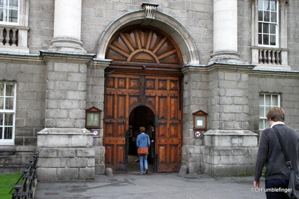 Entrance to Trinity College, Dublin