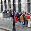 Line waiting to see the Book of Kells, Library of Trinity College, Dublin