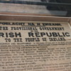 Rare copy of the Proclamation of the Irish Republic , Trinity College Library, Dublin: Read outside the General Post Office in 1916, it started the Easter Uprising culminating in Irish independence