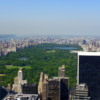 Central Park, New York, New York: Photo taken from the "Top of the Rock", the observation deck of the GE Building.