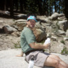 Sequoia National Park.  Backpacking with friend, Dr. Gary Schwartz