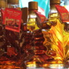 Maple syrup display, the Forks Market, Winnipeg: Love the golden color, and there's nothing better on pancakes