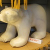 Inuit carving of a polar bear, the Forks Market, Winnipeg