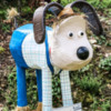 Chalford Scarecrows-5: A tribute to the ever-popular Wallace and Grommit from nearby Bristol.