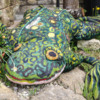 Chalford Scarecrows-11: A very large frog.