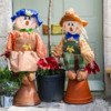 Chalford Scarecrows-14: Scarecrow togetherness.