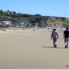 Walking on the beach, Crystal Cove State Park