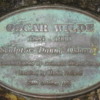 Oscar Wilde Statue Plaque: Merrion Square, Dublin, Ireland