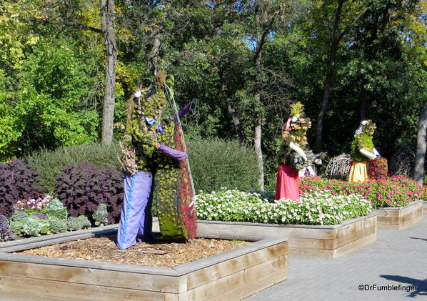 Botanical sculptures, Assiniboine Park