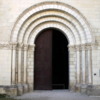 Entrance to church, Fontevraud Abbey