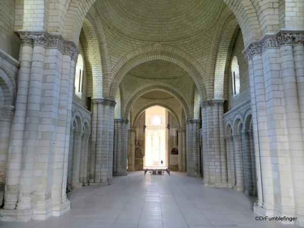 Nave, church of Fontevraud Abbey