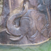 31 - SRI L - 3rd Century BC Rock Carving of Smiling Elephant Anuradhapura, Sri Lanka-3332