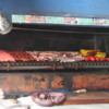 Parrilla near San Telmo Market: An assortment of vegetables and meats slow broiling