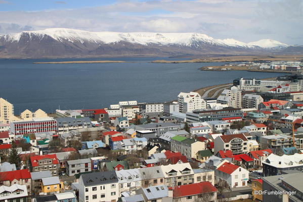 View of Reykjavik from Hallgrimskirkje