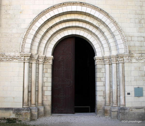 Entrance to the chapel at Abbey Fountrevaud