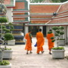 Young Buddhist monks at Wat Pho, Bangkok, Thailand