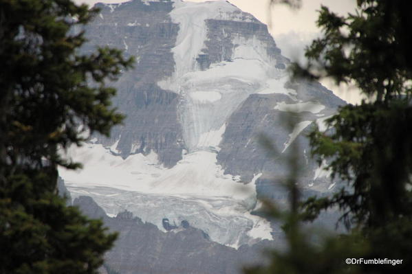 View of Stanley Glacier from Boom Lake trail, Banff National Park