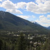 View of Banff and Bow River Valley from Tunnel Mountain trail,  Banff National Park