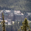 Banff Springs Hotel viewed from Tunnel Mountain trail,  Banff National Park