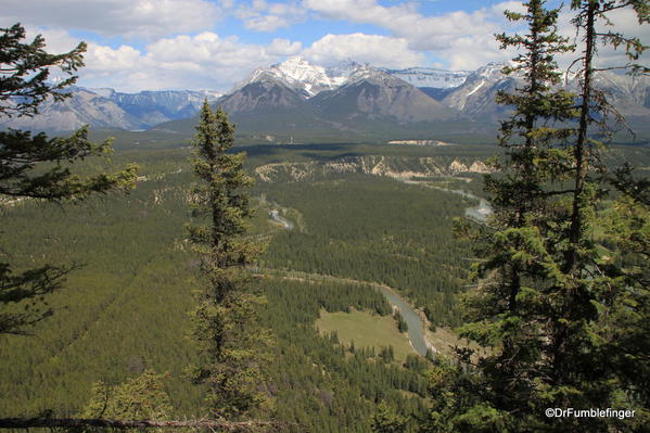 Tunnel Mountain, Banff National Park. View of the Bow River Valley